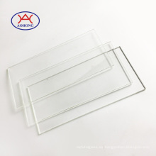 Hoja de vidrio flotador de borosilicato transparente personalizado